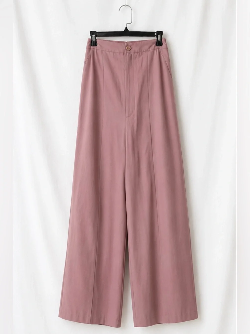 ZARA Strapless Linen-Blend Jumpsuit | Resort Chic Euro Summer Vacation Elegance